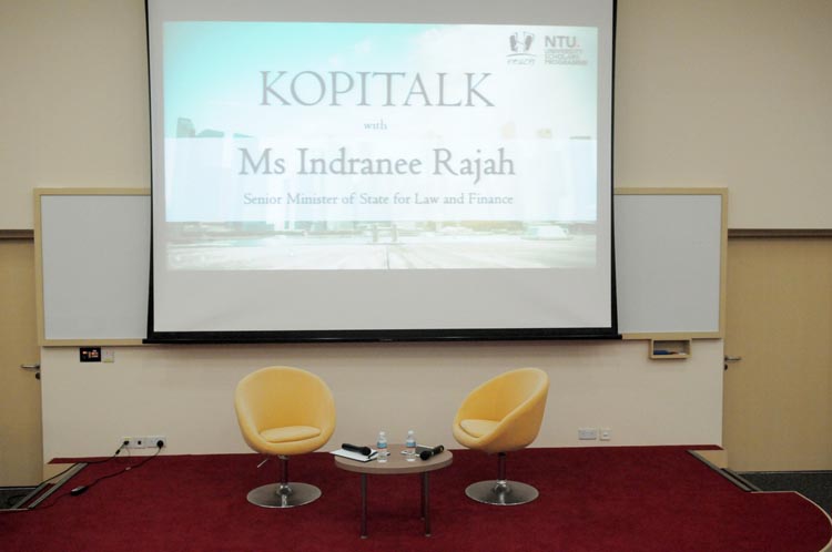 Kopitalk with Ms Indranee Rajah