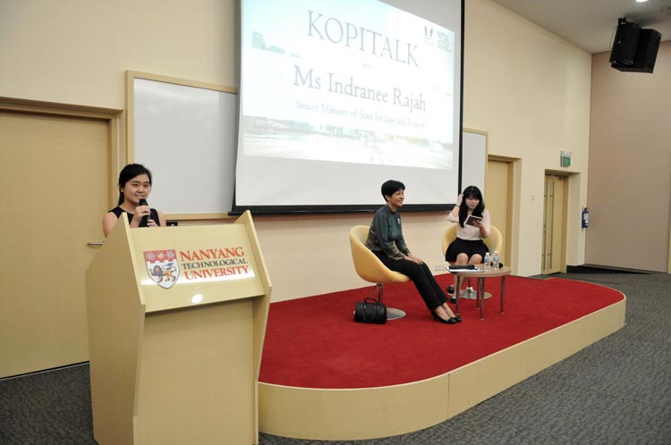 Kopitalk with Ms Indranee Rajah