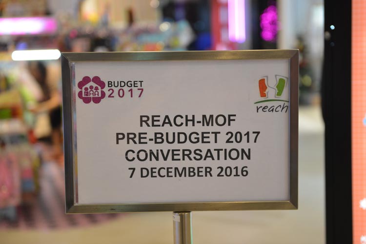 REACH-MOF Pre-Budget 2017 Conversation