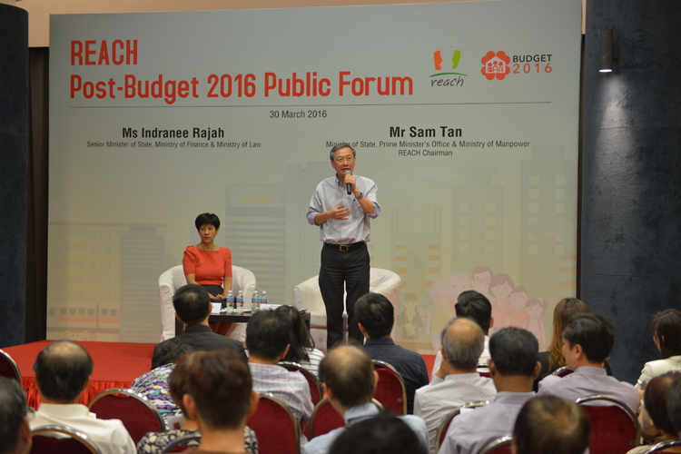 REACH Post Budget Public Forum 2016