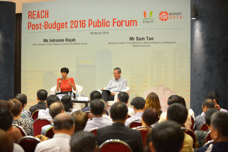 REACH Post Budget Public Forum 2016