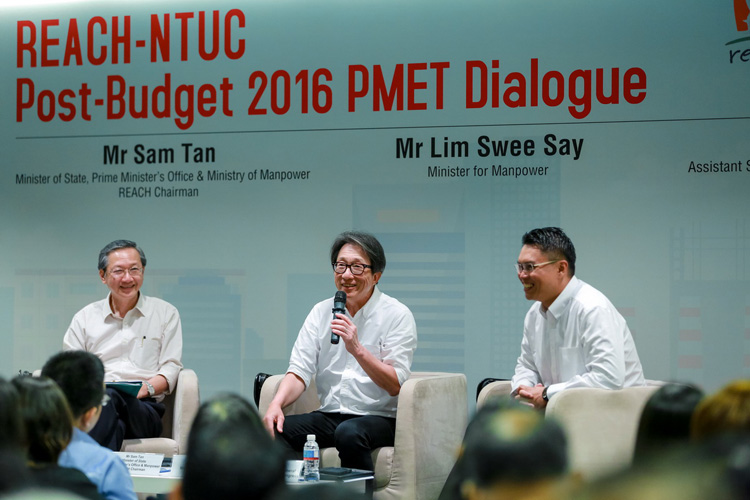 REACH-NTUC Post-Budget 2016 PMET Dialogue