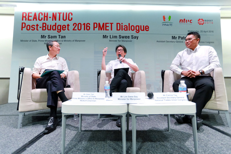 REACH-NTUC Post-Budget 2016 PMET Dialogue