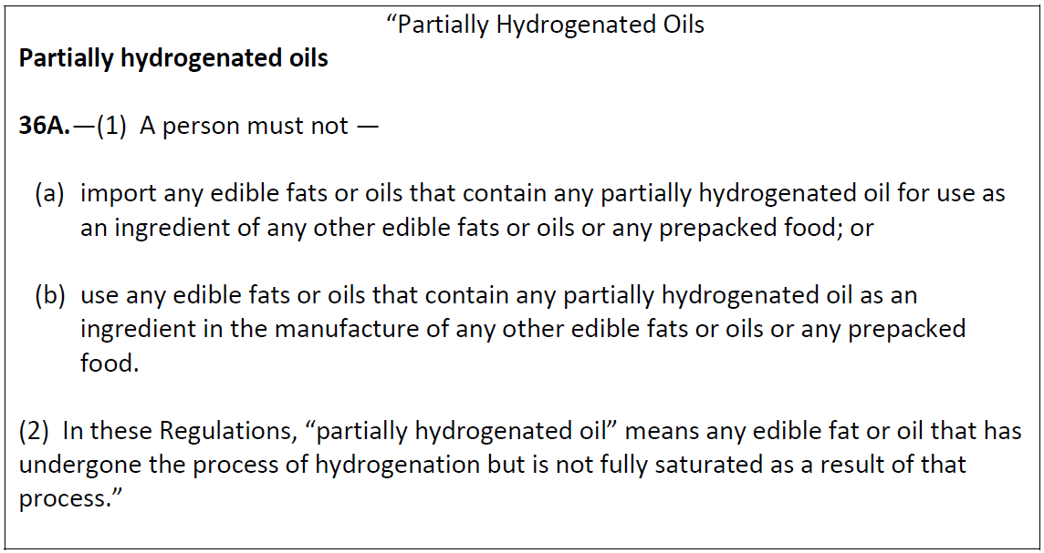 Partially Hydrogenated Oils