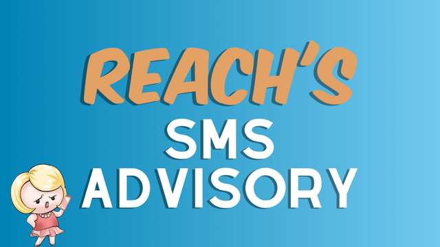 REACH SMS Advisory - Mobile